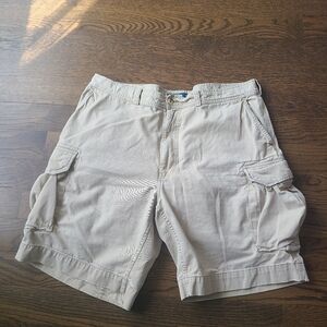 Vintage Polo Ralph Lauren Men's Tan Cargo Shorts Sz.40